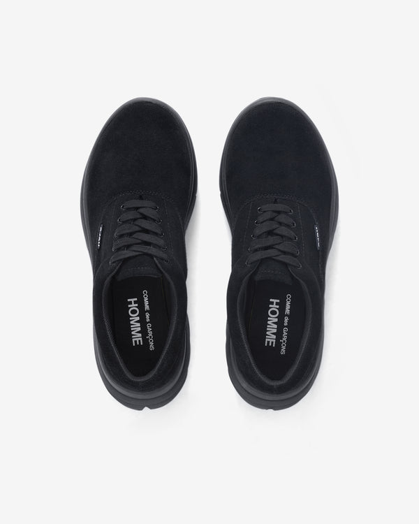 CDG Homme - Men's Double Layer Sneakers - (Suede Black)