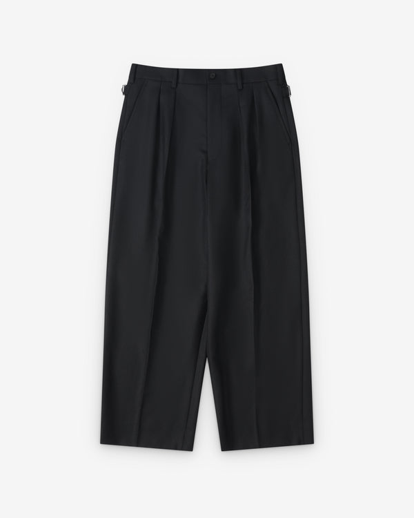 CDG Homme - Men's Pleated Wool Trousers - (Black)
