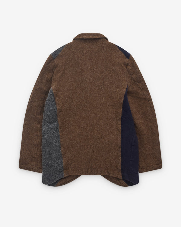 CDG Shirt - Men’s Colour Block Wool Blazer - (Multi)