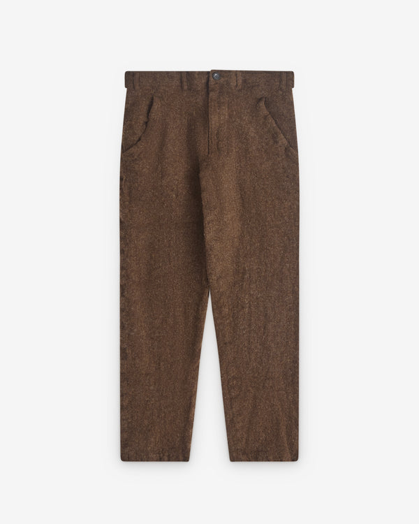 CDG Shirt - Men’s Tweed Tapered Trousers - (Khaki)