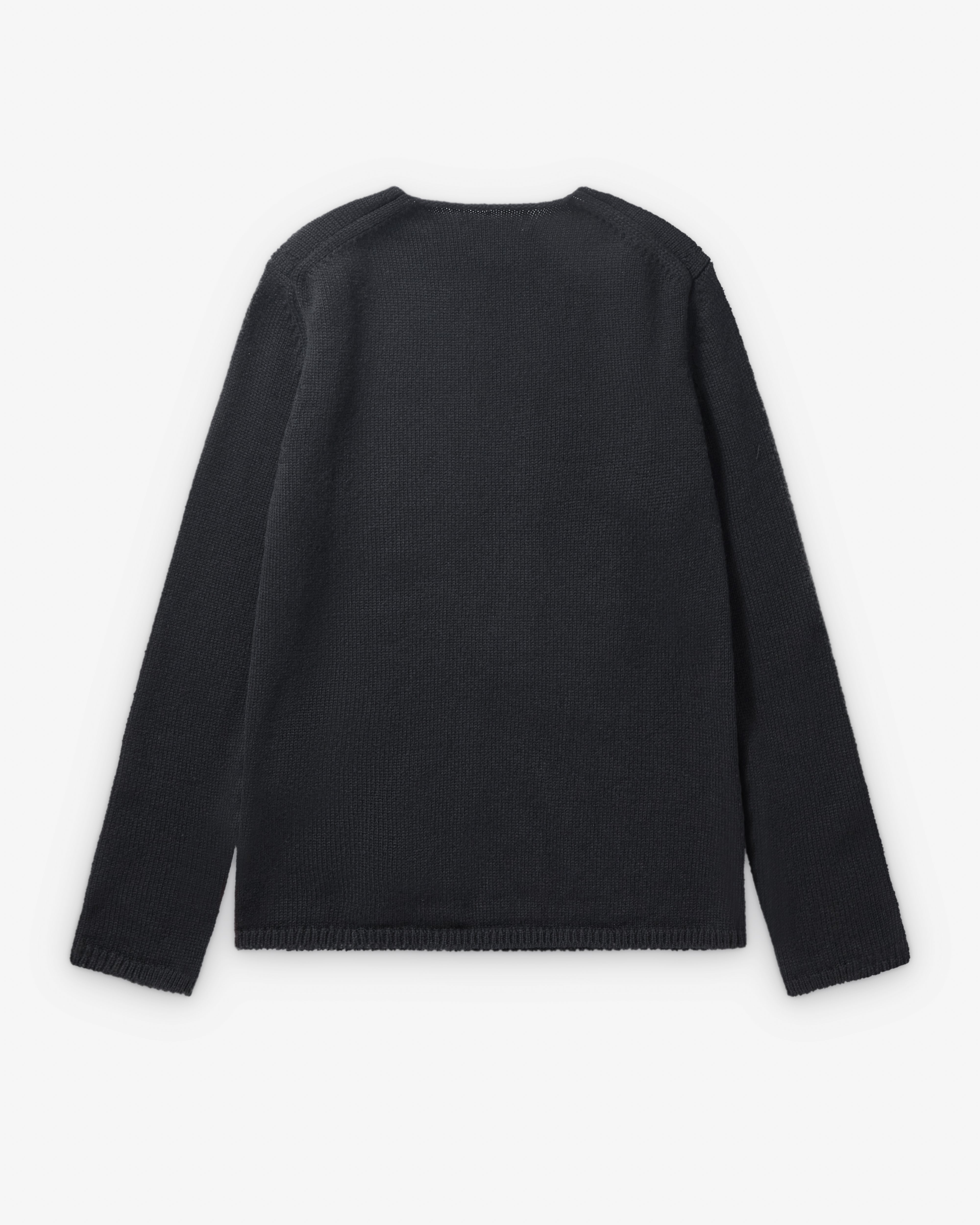 CDG Shirt: Men's Patchwork Sweater (Black) | Dover Street Market