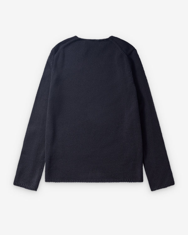 CDG Shirt - Men's Instarsia Knit Sweater - (Black)