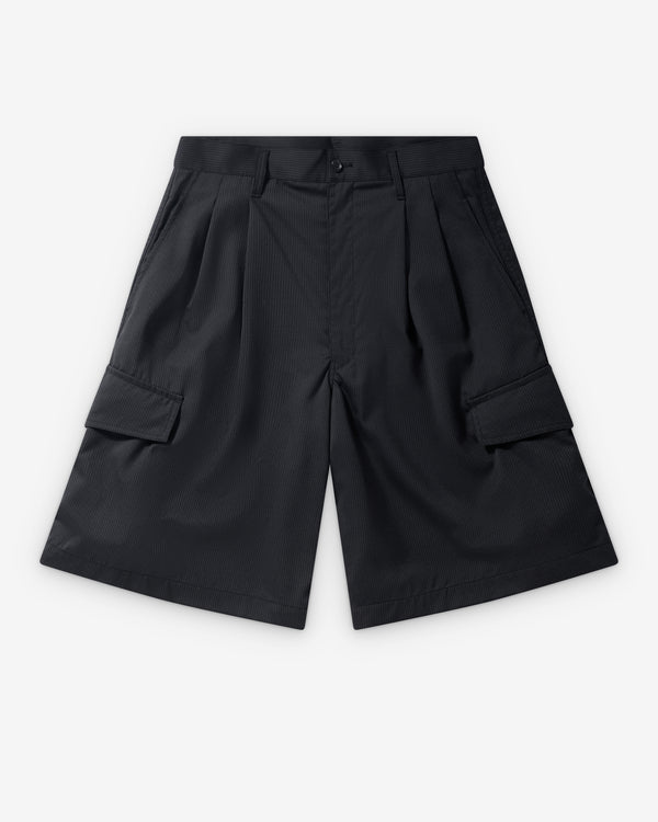 CDG Shirt - Men's Pinstripe Cargo Shorts - (Black)