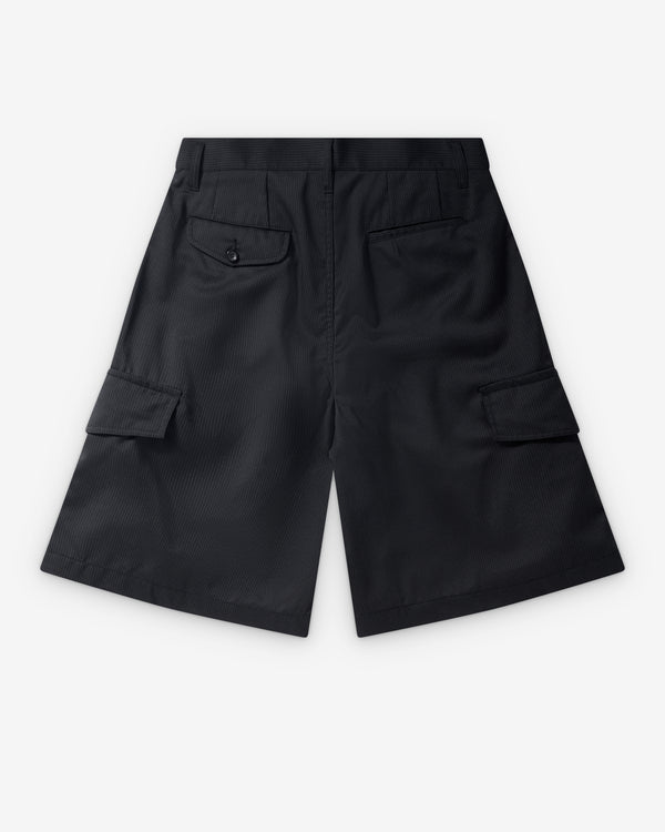 CDG Shirt - Men's Pinstripe Cargo Shorts - (Black)