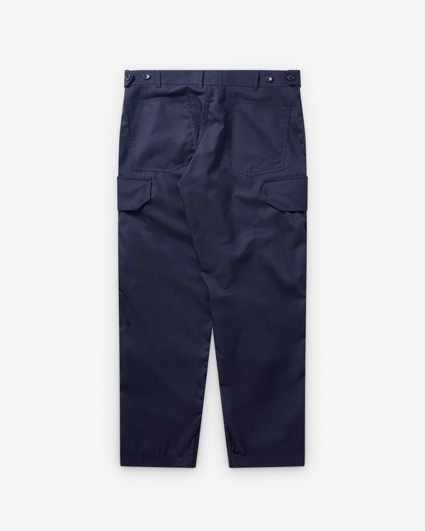 CDG Shirt - Men's Herringbone Cargo Trousers - (Navy)