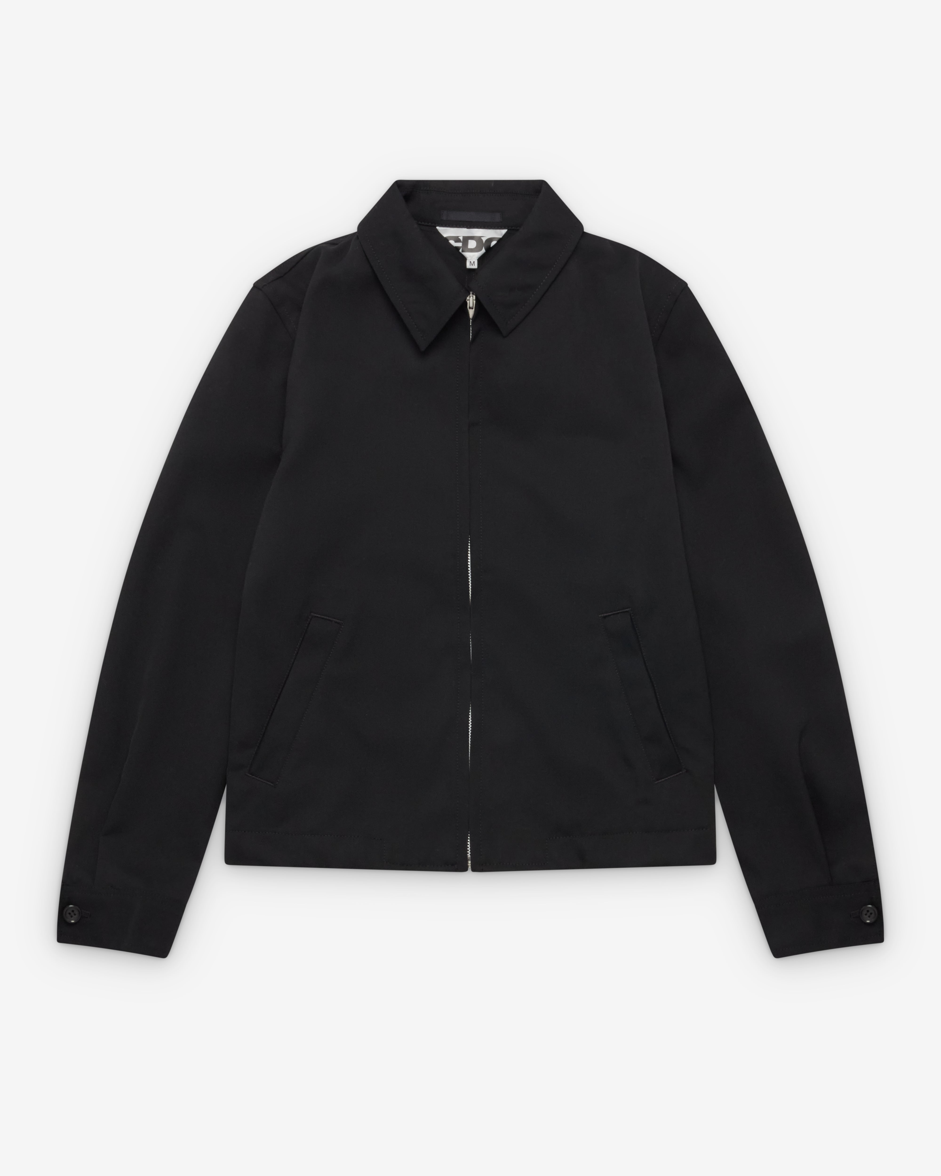 CDG: Men's Wool Gabardine Jacket (Black) | Dover Street Market London