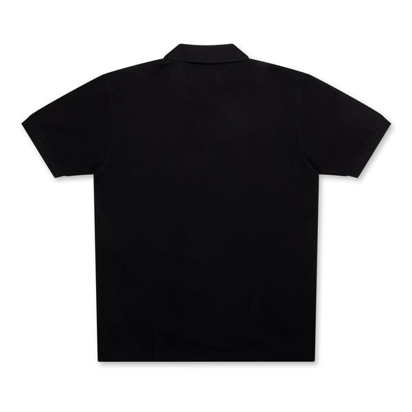 CDG Beatles - Polo Shirt - (Black with embroidered Apples)