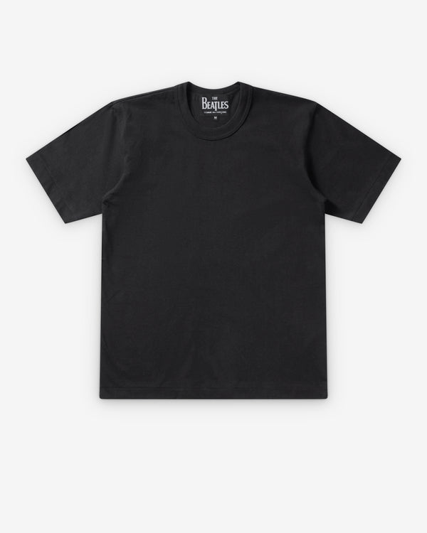 CDG Beatles - Double Logo Back Print T-Shirt - (Black)