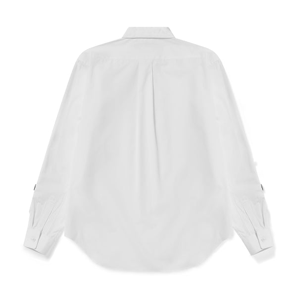 BLACK Comme des Garçons - Buckled Sleeve Shirt - (White)