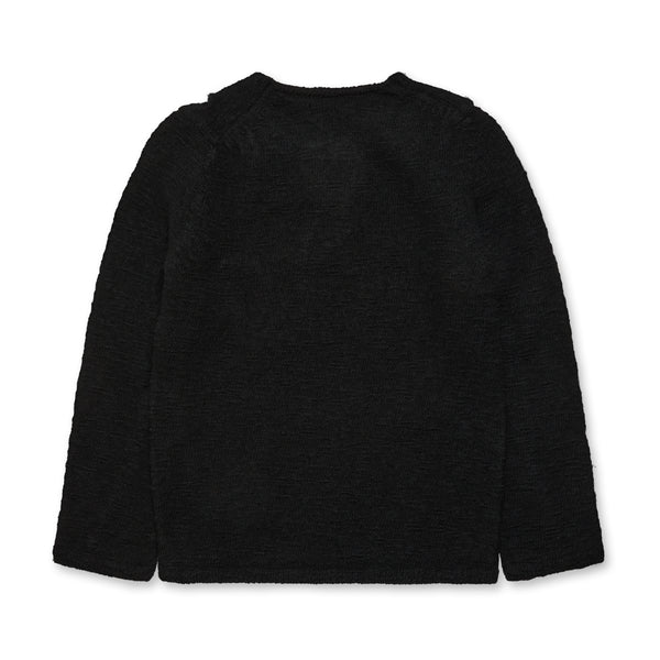 BLACK Comme des Garçons  - Distressed Crewneck Sweater - (Black)