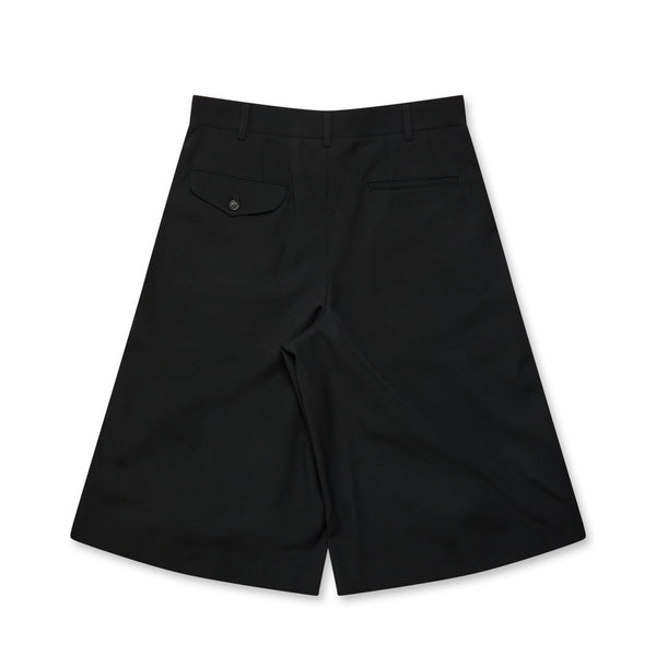 BLACK Comme des Garçons - Wide Leg Shorts - (Black)