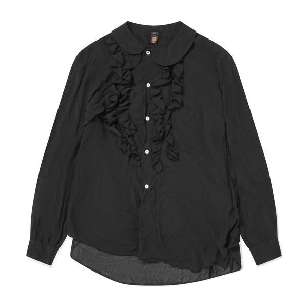 BLACK Comme des Garçons - Ruffled Polyester Shirt - (Black)