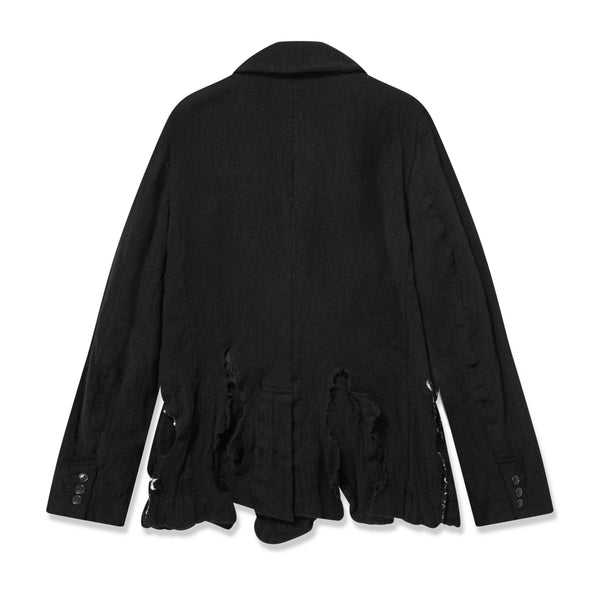 BLACK Comme des Garçons - Boiled Wool Jacket - (Black)