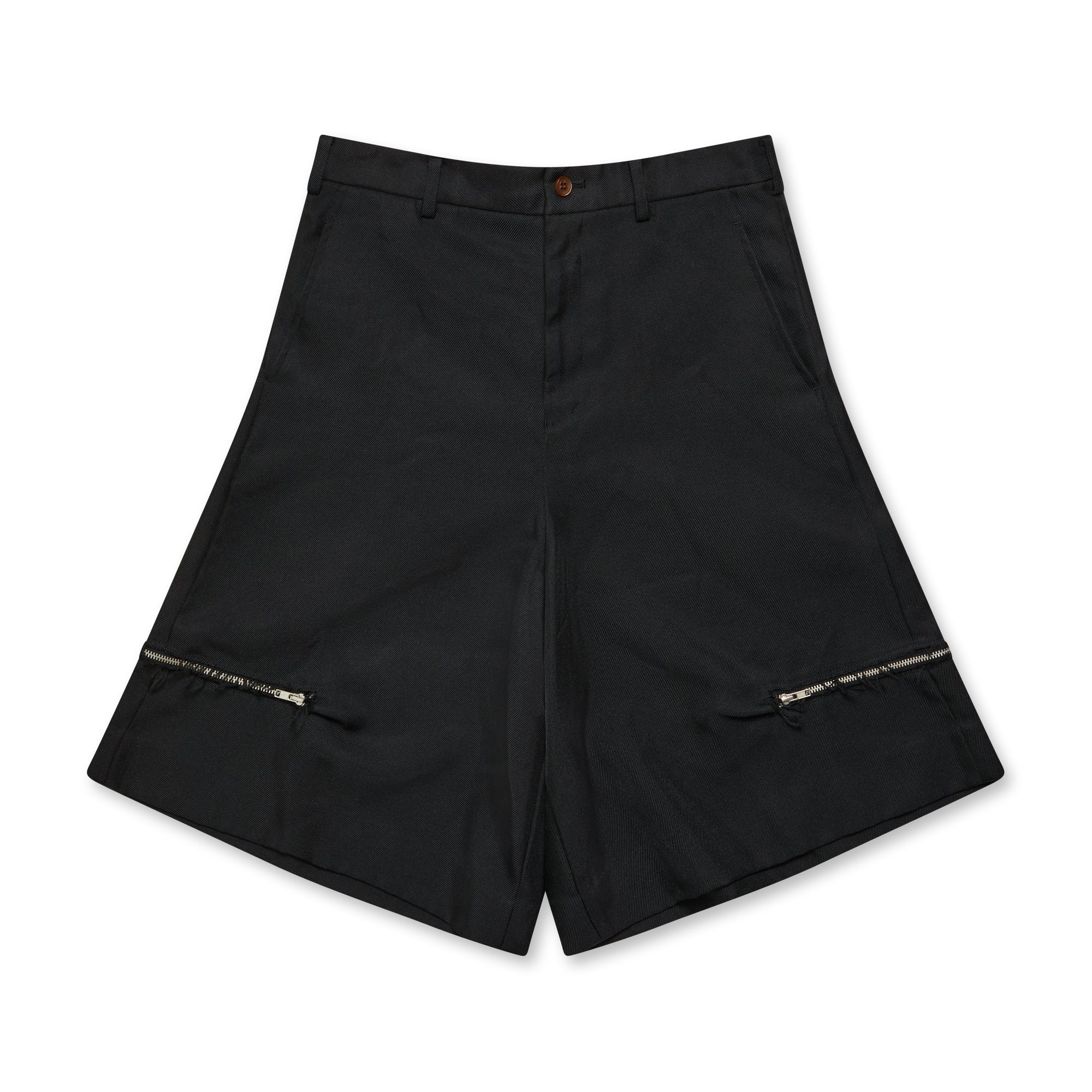 BLACK Comme des Garçons - Zip Shorts - (Black) view 1