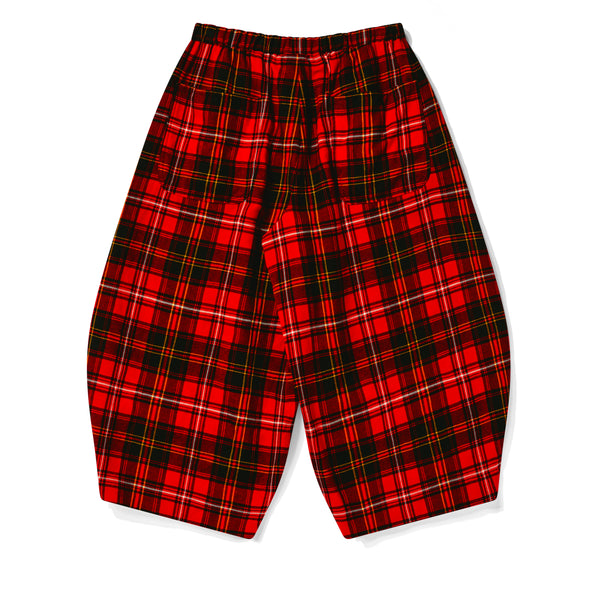 BLACK Comme des Garçons - Tartan Wool Balloon Pants - (Red/Black)