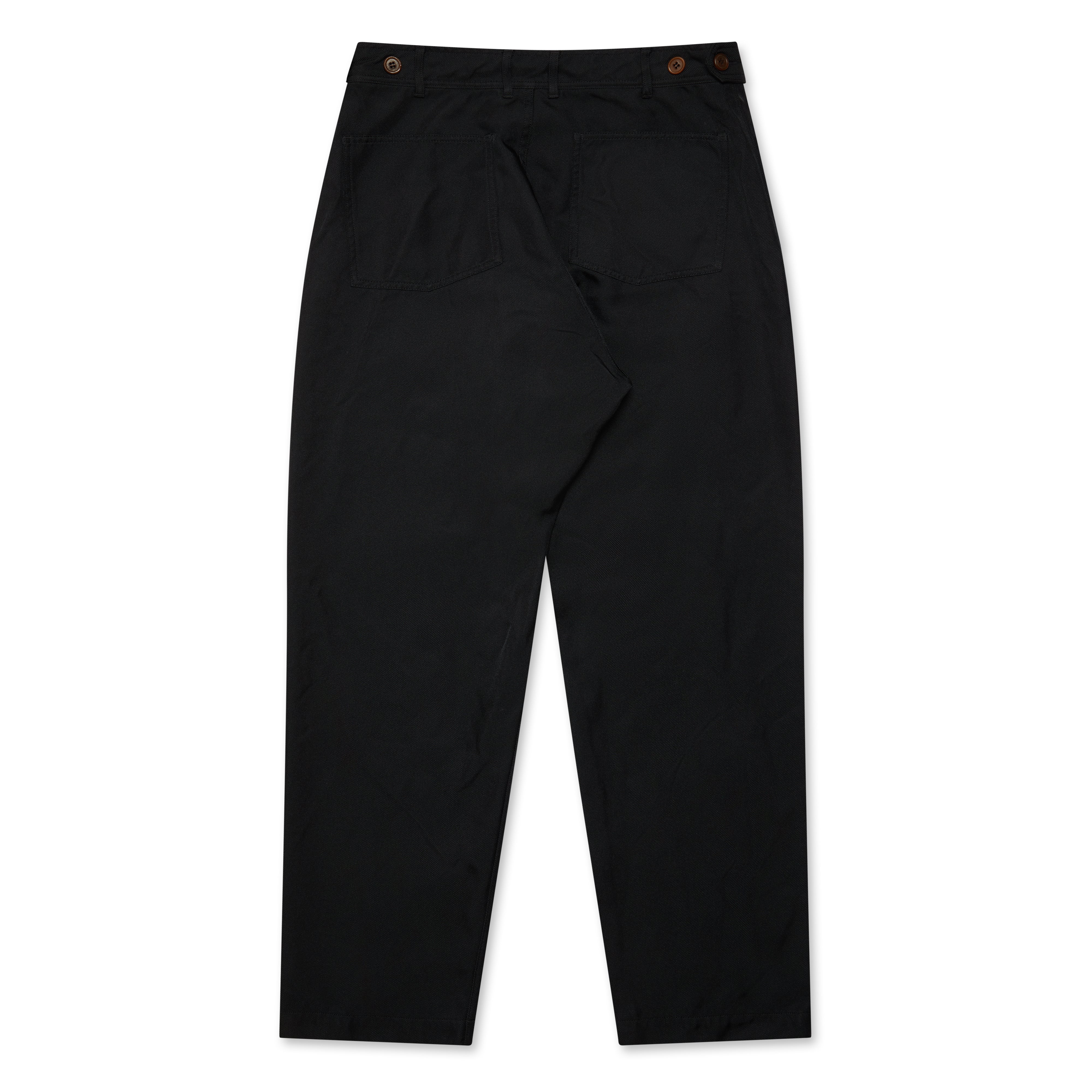 BLACK Comme des Garçons : Side Adjuster Trousers (Black) | Dover