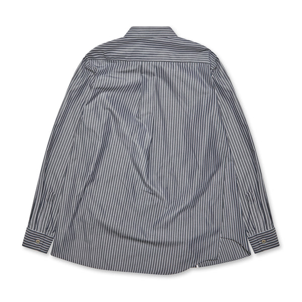 BLACK Comme des Garçons - Twisted Placket Shirt - (Grey/White)