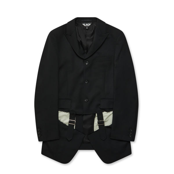 BLACK Comme des Garçons - Buckle Detail Jacket - (Black)