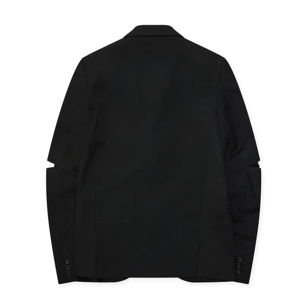 BLACK Comme des Garçons - Elbow Buckle Detail Jacket - (Black)