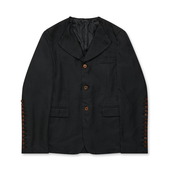 BLACK Comme des Garçons -  Deconstructed Collar Jacket - (Black)