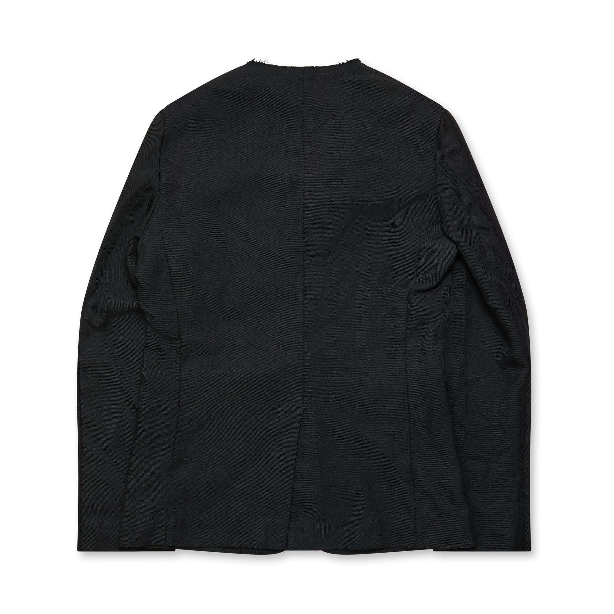 BLACK Comme des Garçons -  Deconstructed Collar Jacket - (Black) view 2