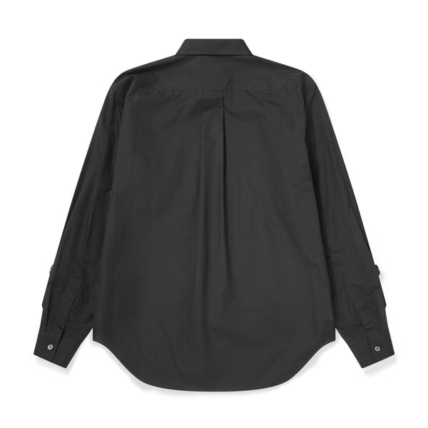 BLACK Comme des Garçons - Buckled Sleeve Shirt - (Black)
