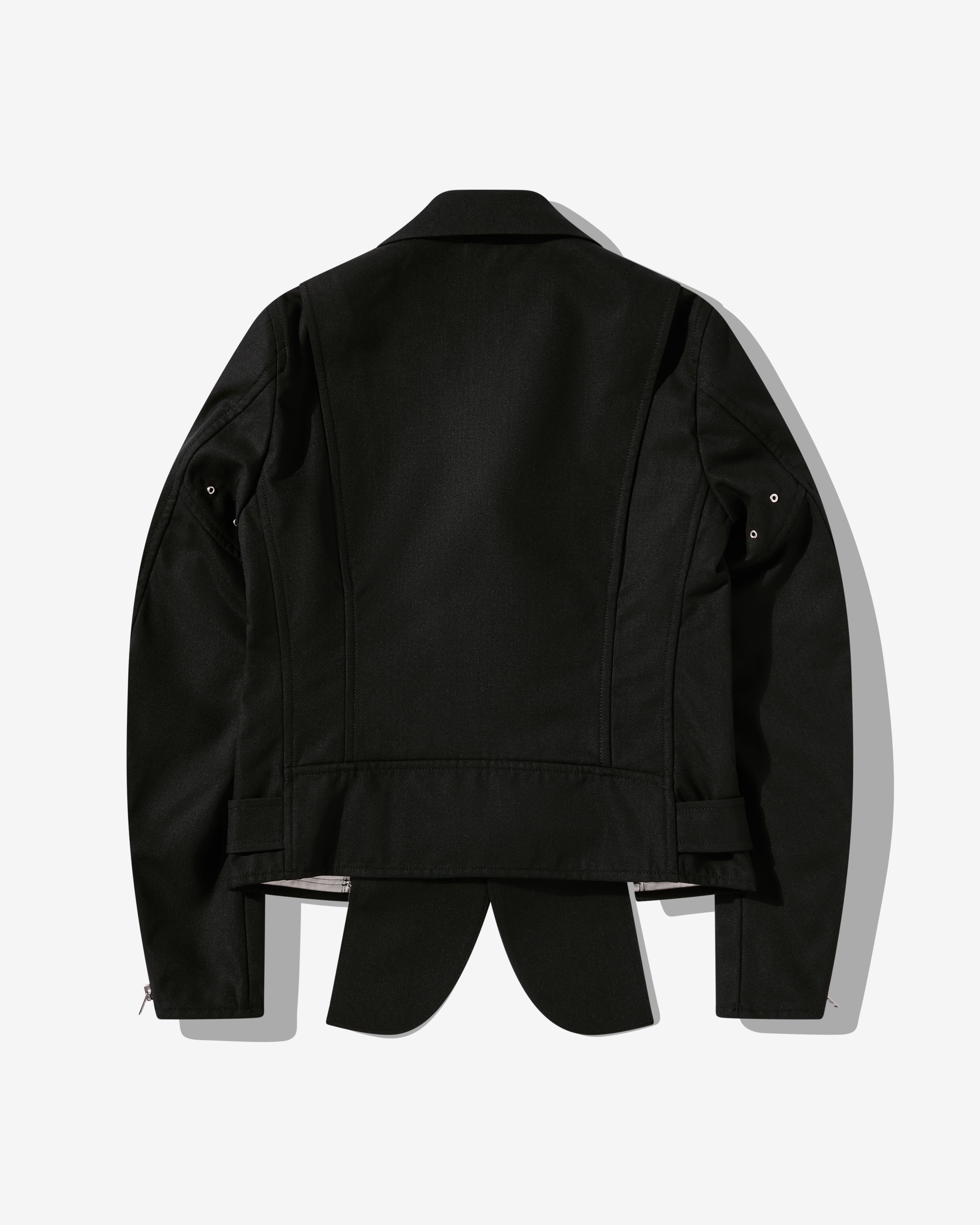Black Comme Des Garçons - Cut Out Buckle Detail Jacket - (Black)