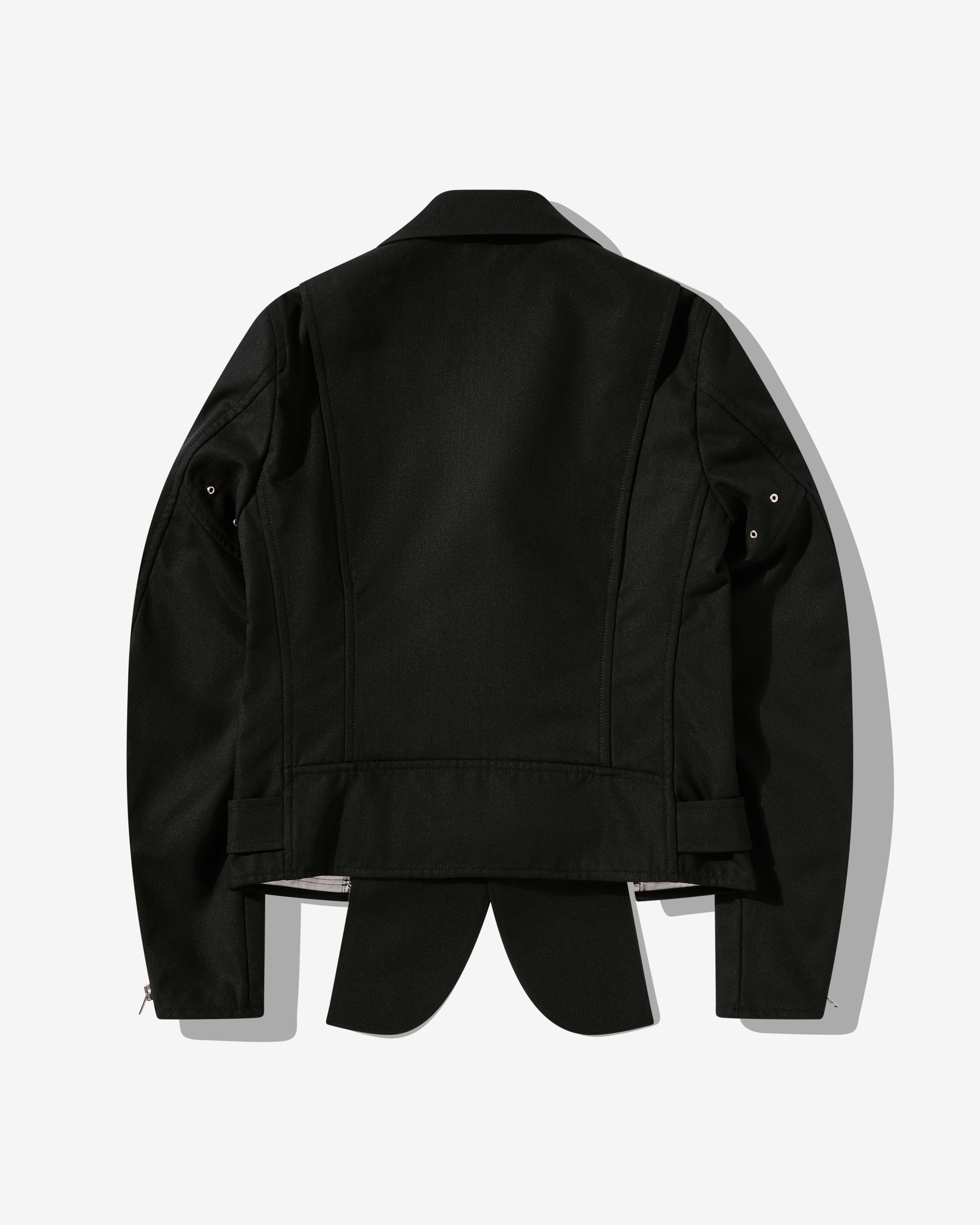 Black Comme Des Garçons - Cut Out Buckle Detail Jacket - (Black) view 2