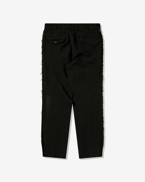Black Comme Des Garçons - Raw Side Seam Trouser - (Black)