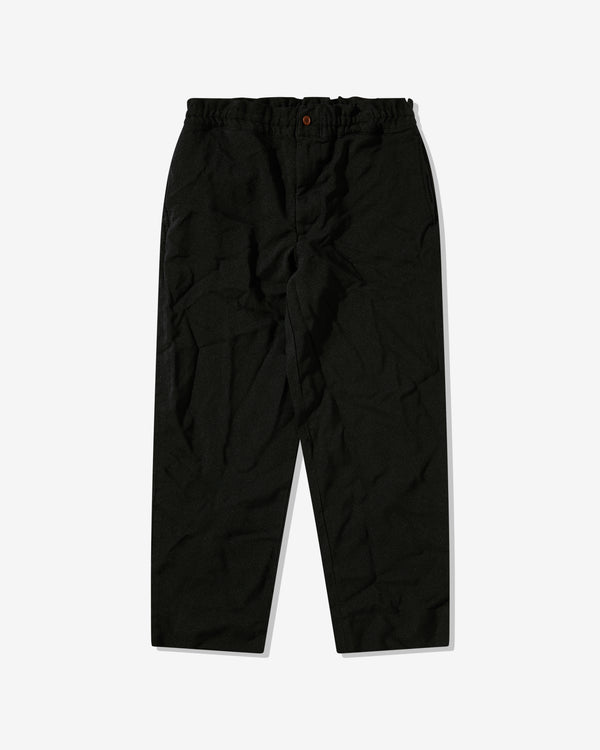 Black Comme Des Garçons - Tapered Drawcord Trousers - (Black)