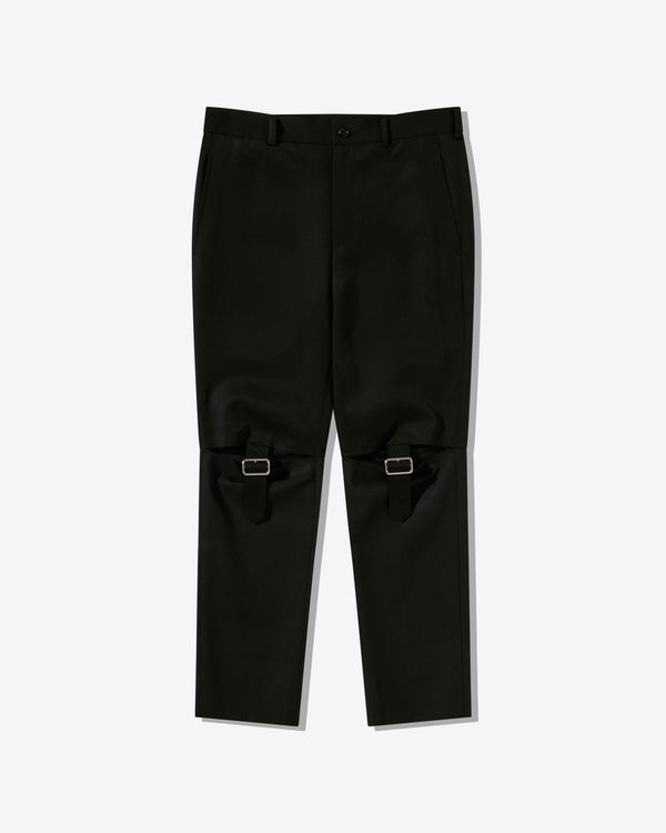 Black Comme Des Garçons - Buckle Detail Trousers - (Black)