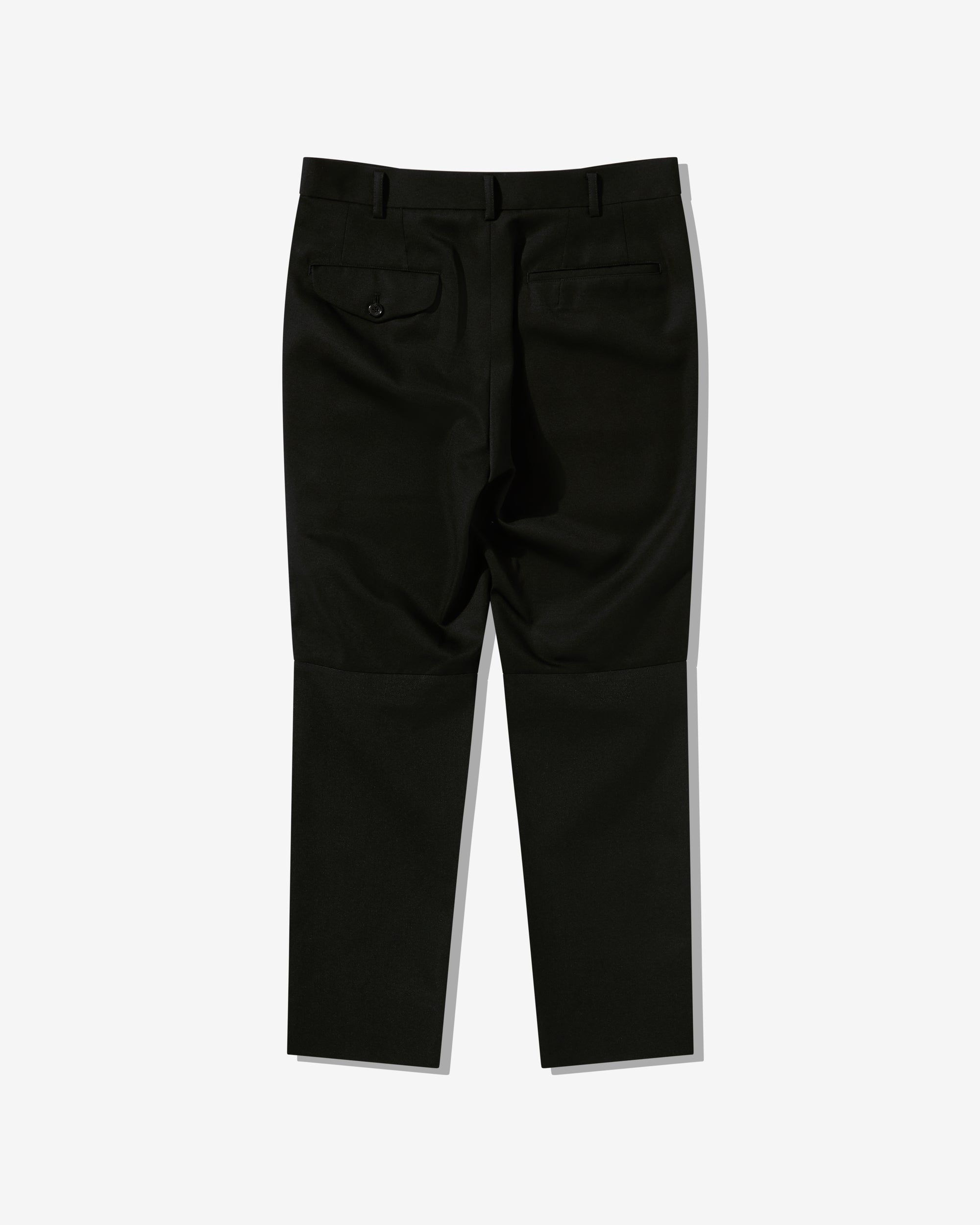 Black Comme Des Garçons - Buckle Detail Trousers - (Black) view 2