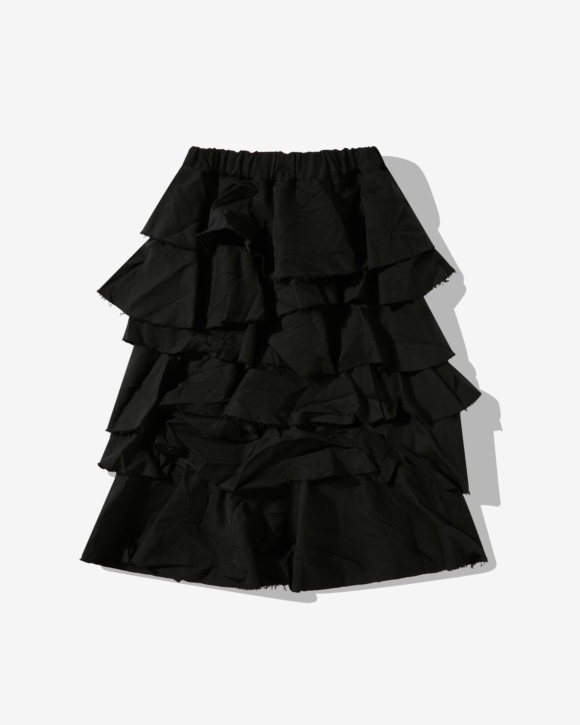 Black Comme Des Garçons - Panelled Split Side Seam Skirt - (Black) view 1