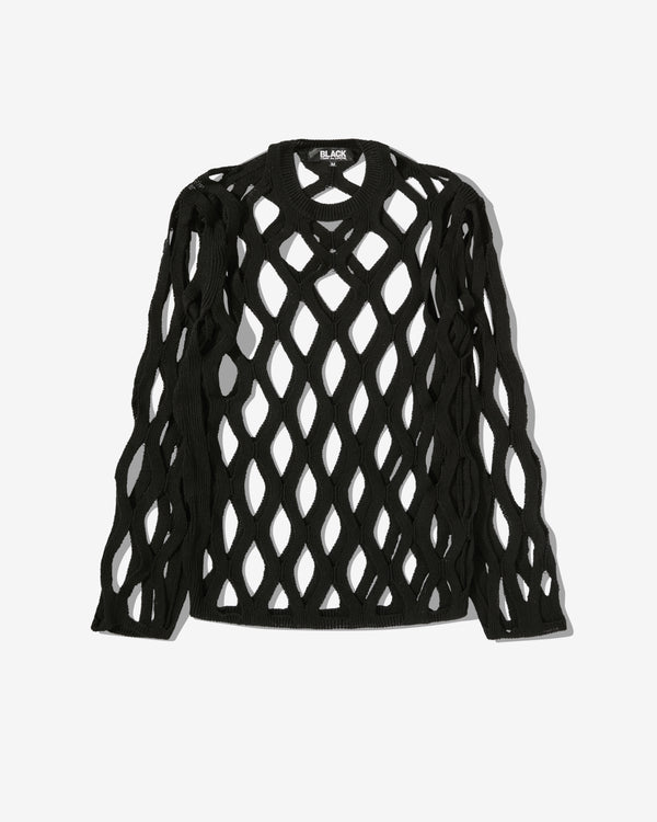 Black Comme Des Garçons - Mesh Sweatshirt - (Black)