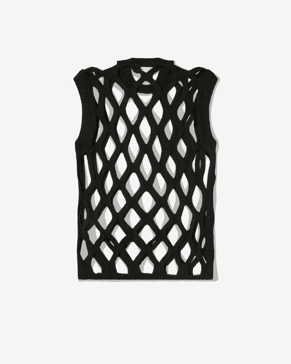 Black Comme Des Garçons - Mesh Vest - (Black)