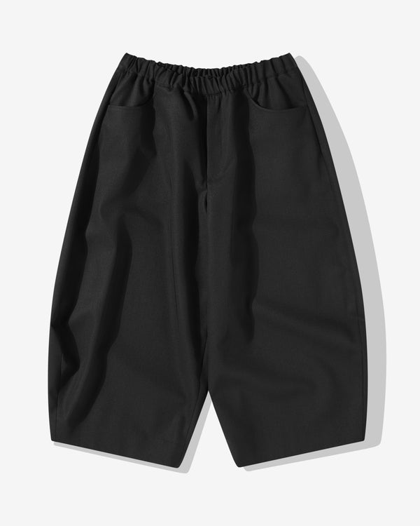 Black Comme Des Garçons - Polyester Wide Leg Pant - (Black)