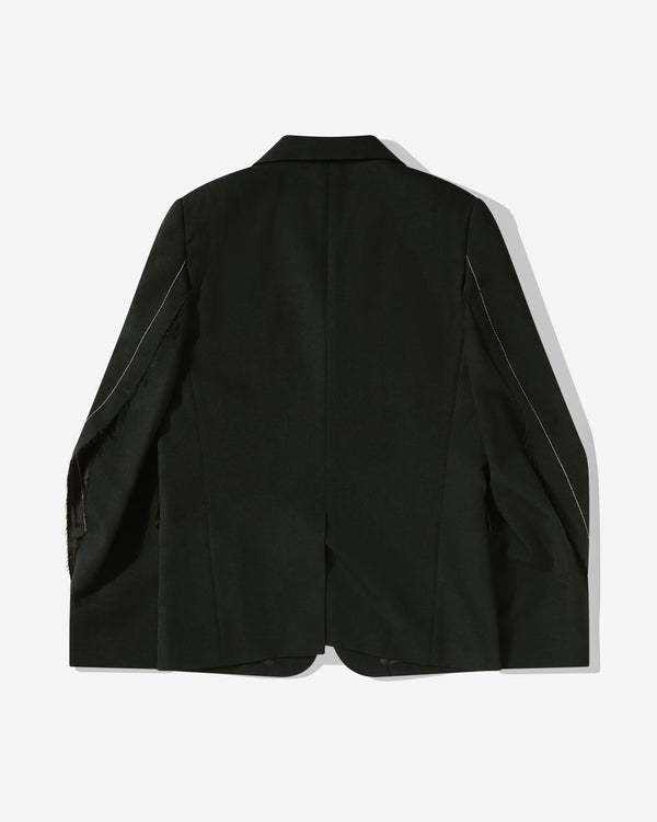 Black Comme Des Garçons - Contrast Stitch Jacket - (Black)