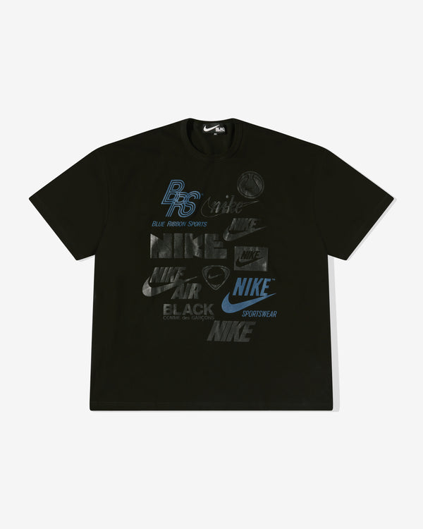 Black Comme Des Garçons - Nike Oversized Logo T-Shirt - (Black)