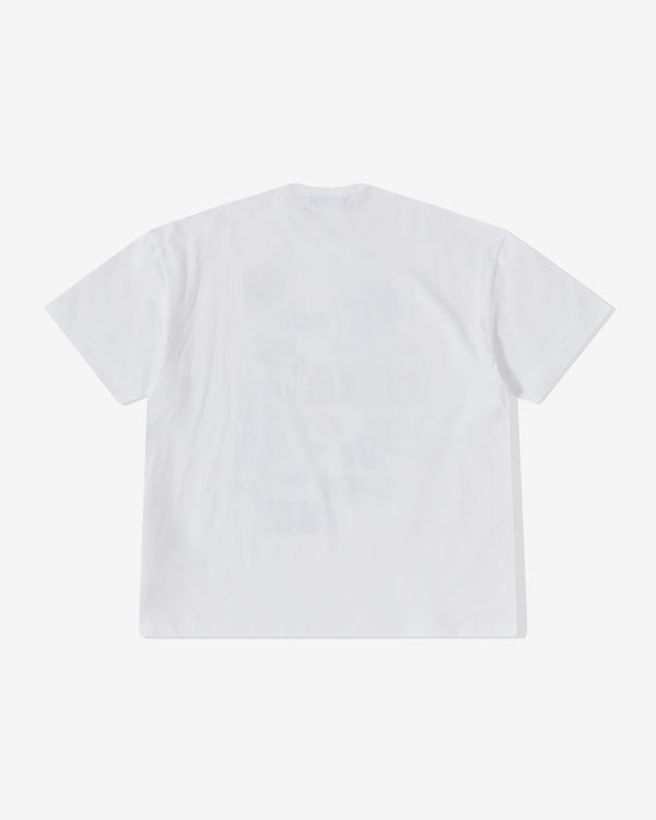 Black Comme Des Garçons - Nike Oversized Logo T-Shirt - (White)
