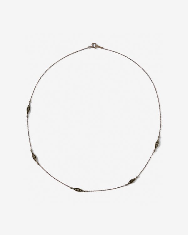Noguchi Bijoux - Brown Diamond Necklace - (Yellow Gold)
