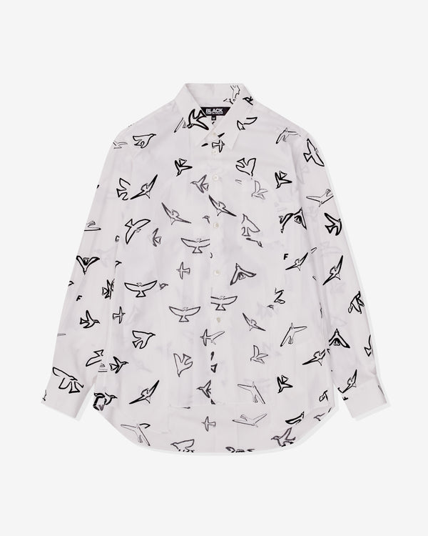 Black Comme des Garçons - Filip Pagowski Print 6 Shirt - (White)