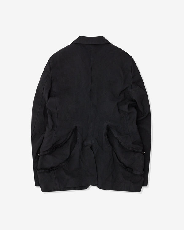 Black Comme des Garçons - Slashed Jacket - (Black)