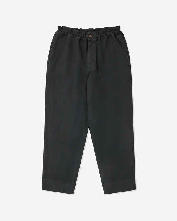 Black Comme des Garçons - Garment Treated Pants - (Black)