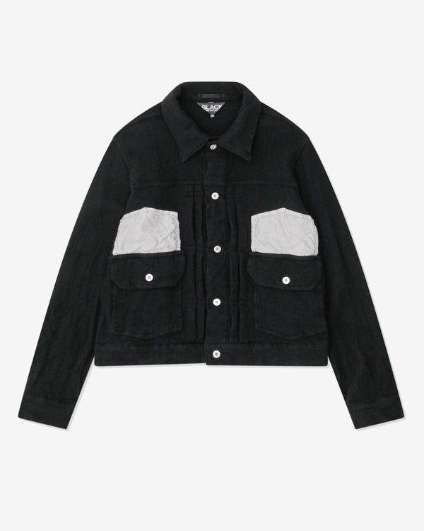 Black Comme des Garçons - Pocket Bag Trucker Jacket - (Black)