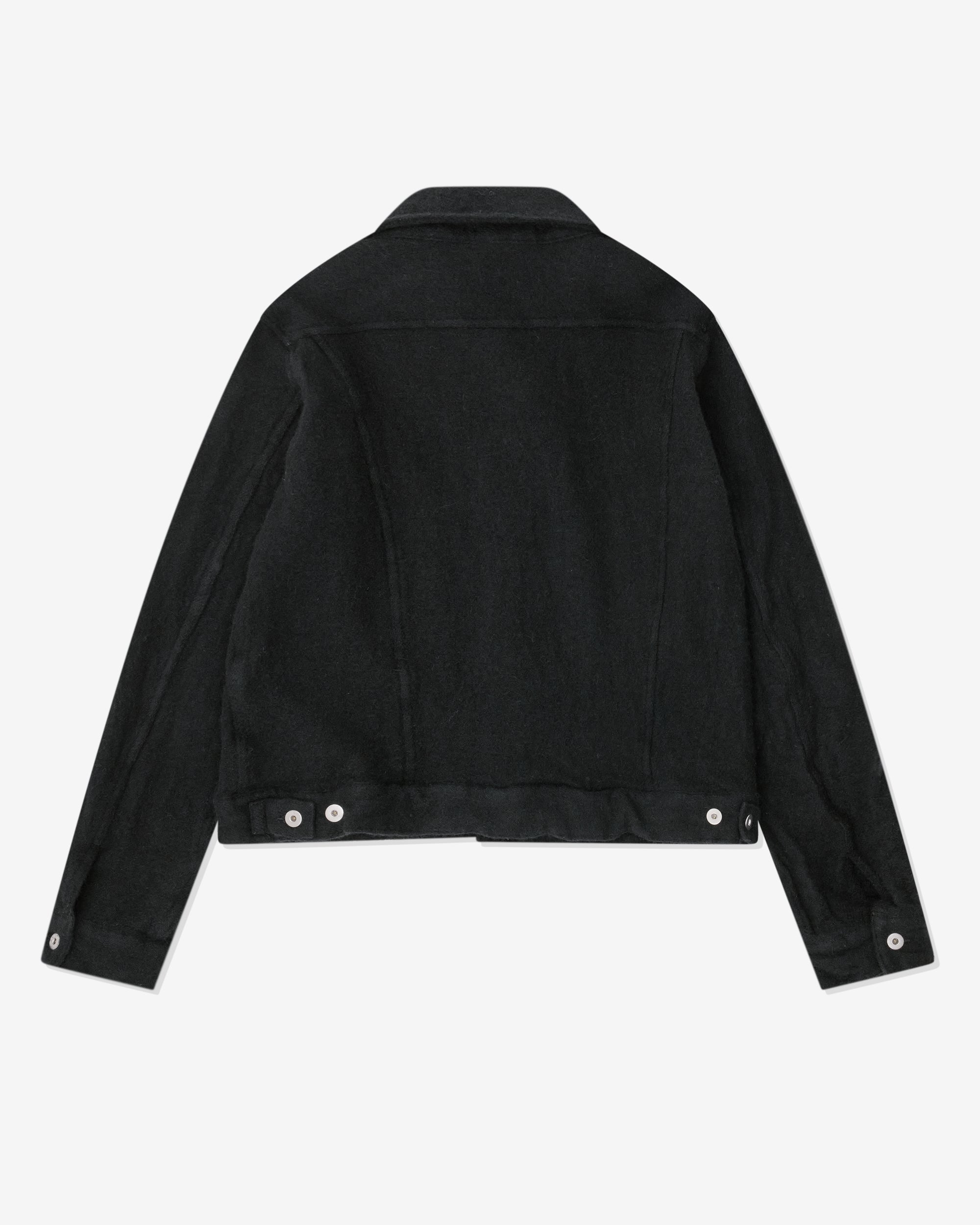 Black Comme des Garçons Pocket Bag Trucker Jacket (Black)