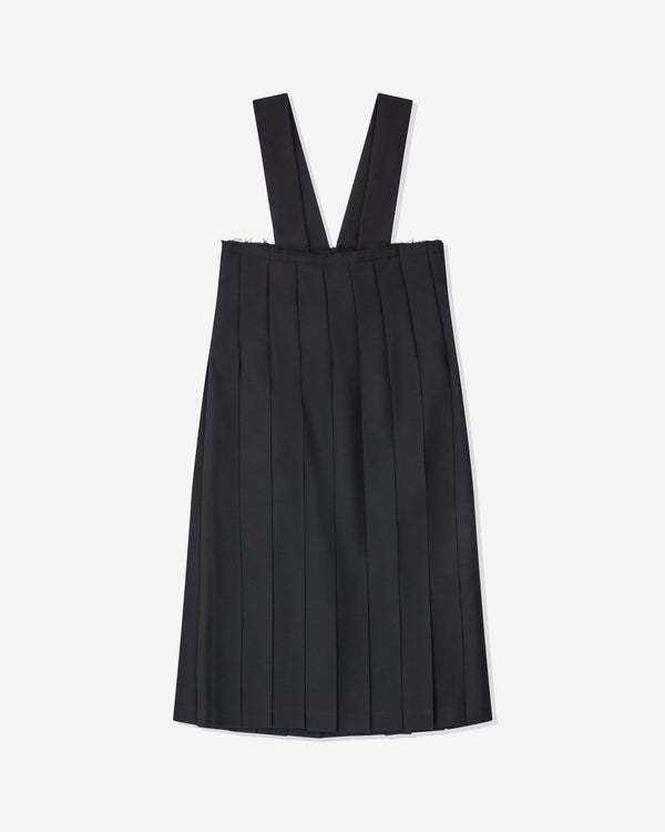 Black Comme des Garçons - Raw Edge Pinafore - (Black)