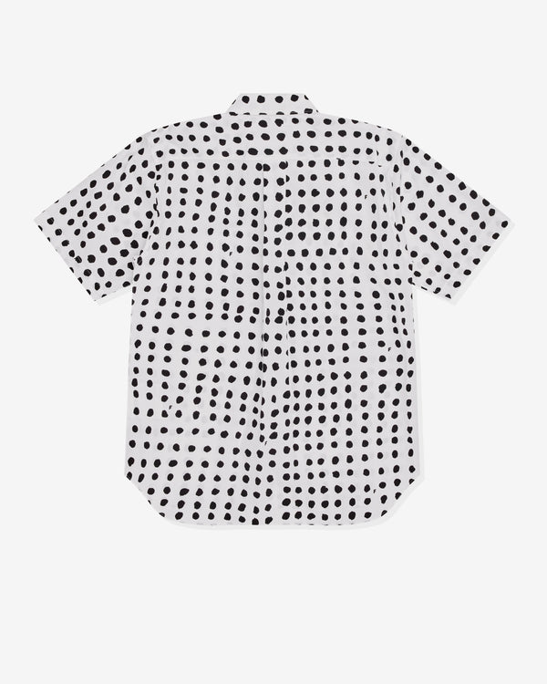 Black Comme des Garçons - Filip Pagowski Polka Dot Short Sleeve Shirt - (White)