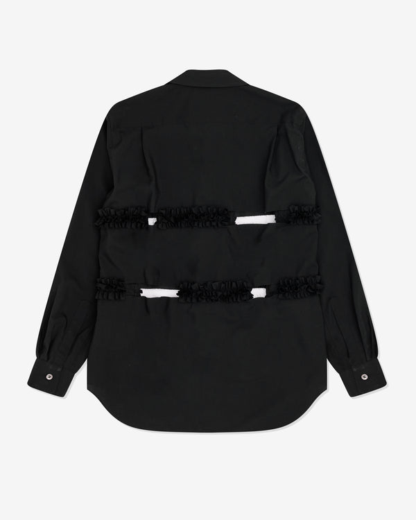 Black Comme des Garçons - Ruffle Shirt - (Black)