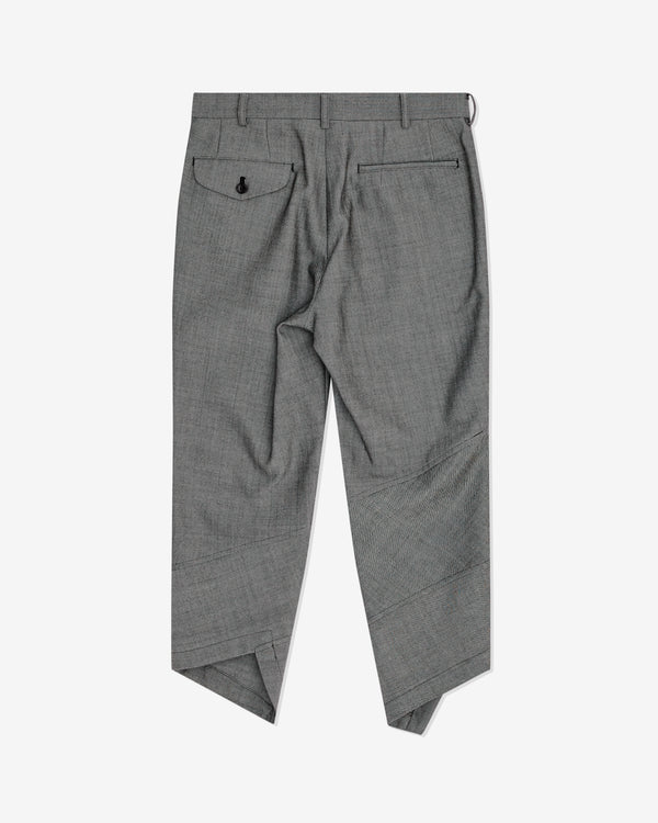 Black Comme des Garçons - 3/4 Length Striped Pants - (Grey)