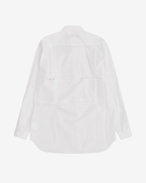 Black Comme des Garçons - Long Shirt - (White)